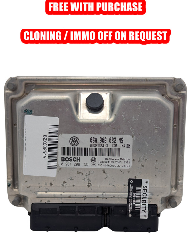 PROGRAMMED 2004 VW Beetle 2.0 Auto BEV NON-ULEV 06A 906 032 MS Engine Computer