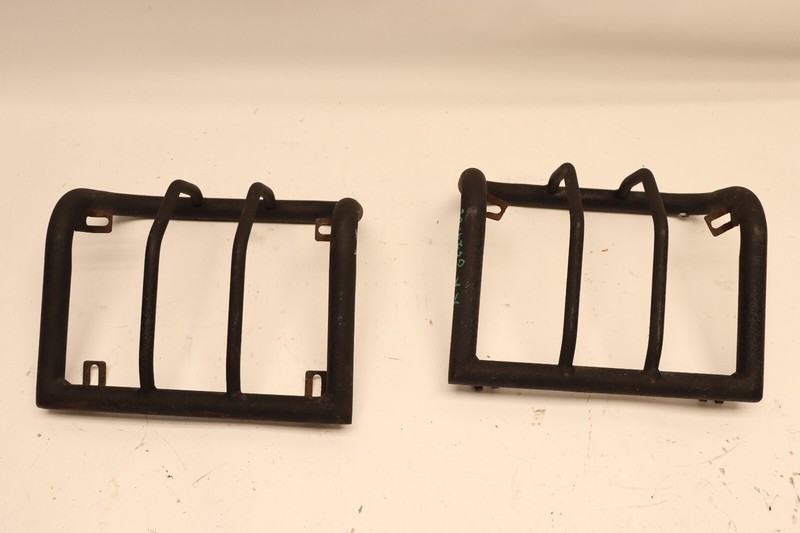 2007-2014 JEEP WRANGLER REAR TAIL LIGHT METAL GUARD PAIR OEM
