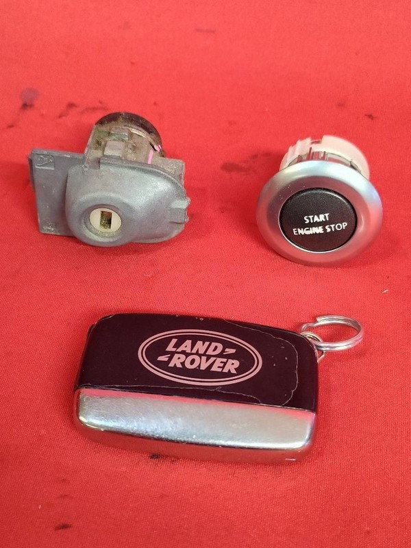 2010-2016 Land Rover LR4 / 10-13 Sport Door Cylinder Key Fob Ignition Button Set