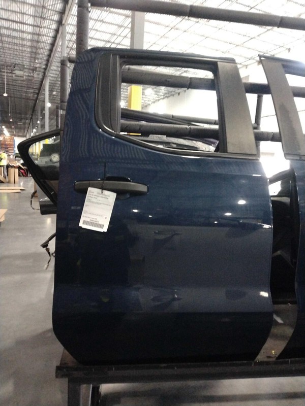 2019 Chevrolet Silverado 1500 Pickup Rear Right Door Blue 61000 Miles Used