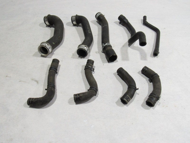 06-12 Porsche Boxster 2009 2.9L Coolant Water Hose Pipe Line Tube Set 9 PCS ; :Y
