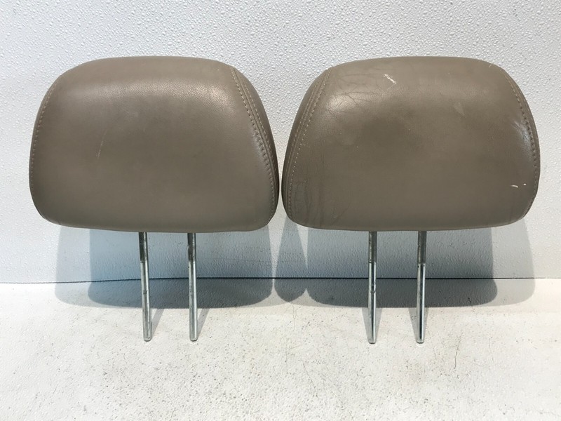 98-02 Honda Accord Headrest Head Rest Front Driver Passenger Pair Beige