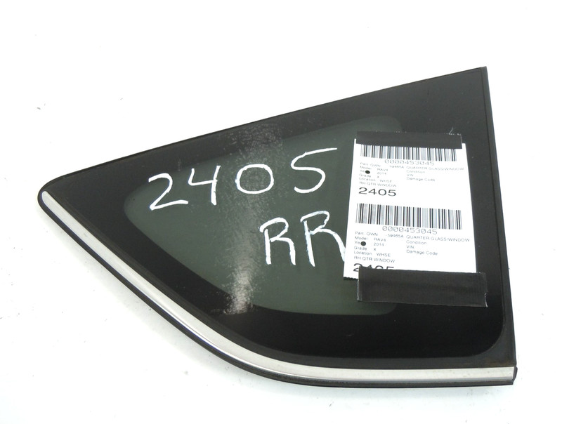 2013-2018 Toyota RAV4 Rear Quarter Window Glass Passenger Right OEM Gasoline