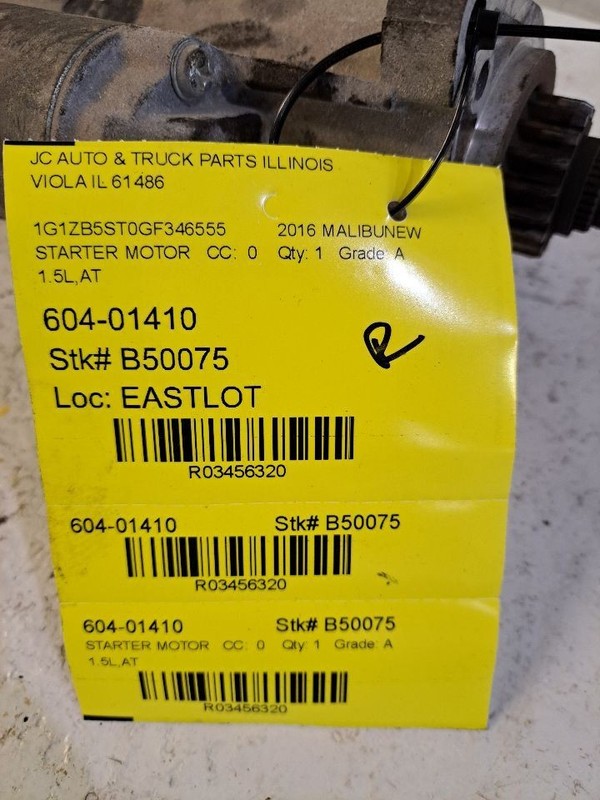 Starter Motor Fits 16-17 CRUZE 3456320