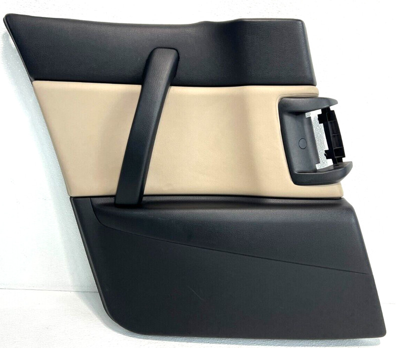 04-08 Mazda RX-8 Left Rear Driver Door Card Black Tan KW15 OEM