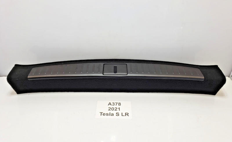 ✅ 2021-2025 OEM Tesla Model S Rear Trunk Loading Sill Scuff Plate