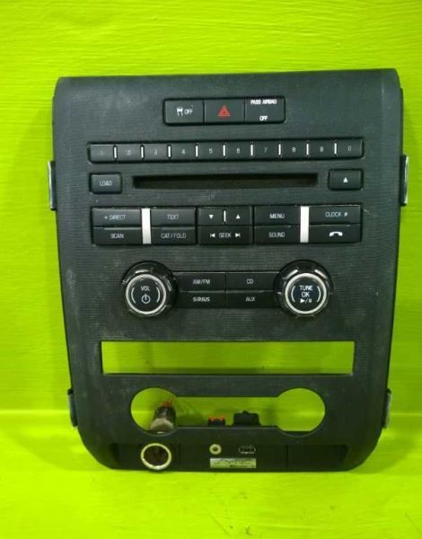 11 F150 RADIO CONTROL PANEL W/O 8" TOUCH SCREEN OEM 3715-4