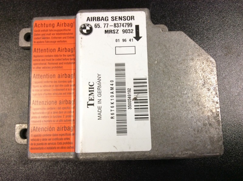 97 1997 BMW 740iL SRS Supplemental Restraint System Airbag Sensor Control Module