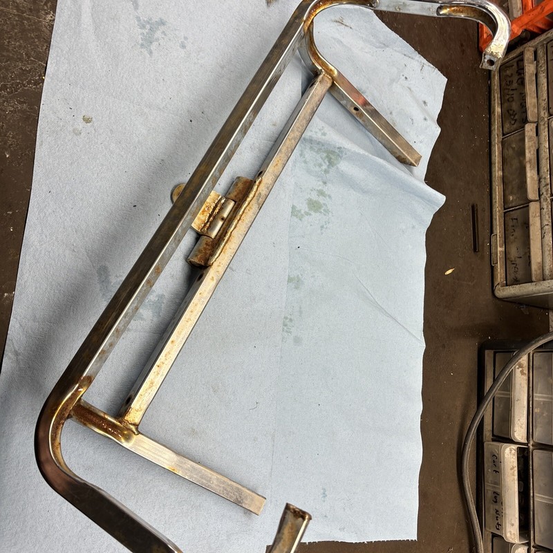 1975 Arctic CatCheetah Vintage Snowmobile tunnel bumper grab bar trailer hitch