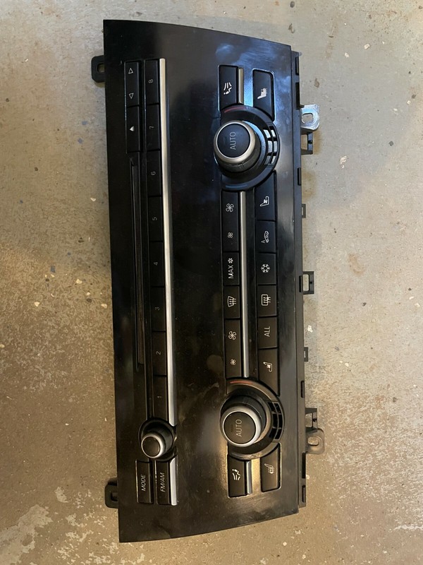 12-19 BMW 650I 640I M6 ALPINA HEATER AC A/C CLIMATE CONTROL UNIT W/ CONTROLS