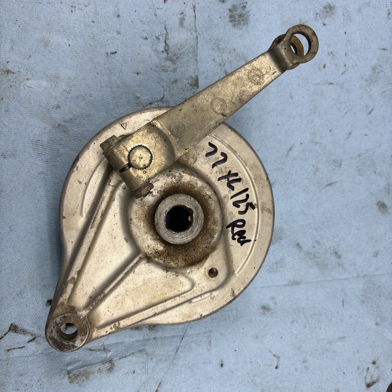 1977 78? Honda XL125125 XL Rear Wheel Brake Hub Brake Pads Good