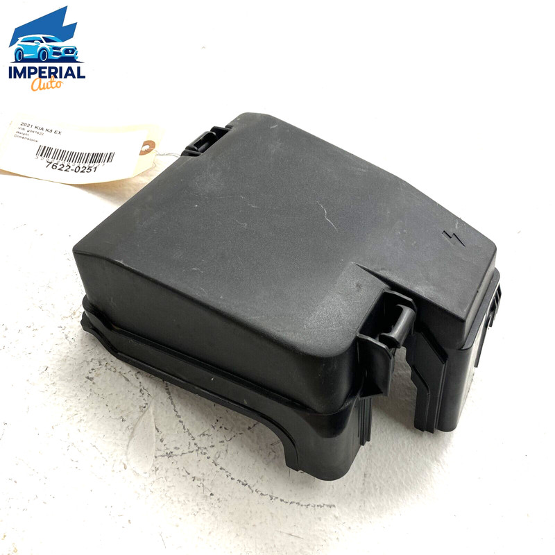21-22 KIA K5 1.6L ENGINE COMPARTMENT ROOM FUSE BOX UPPER COVER CAP OEM