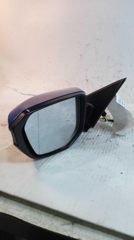 2016 Honda Civic Left Blue Door Mirror Assembly - Used, Non-Heated, Power
