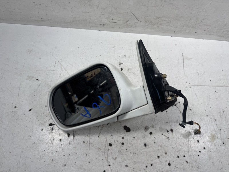 99-02 Honda Accord 4DR LX EX Left Door Mirror White OEM