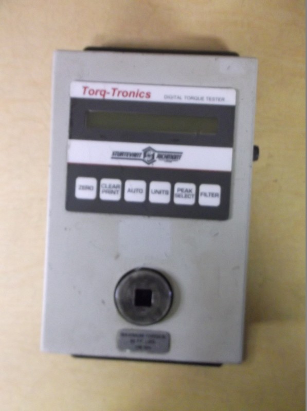 Torq-Tronics Model 80 Digital Torque Tester 80 f/lbs 108 NM Input 6VDC