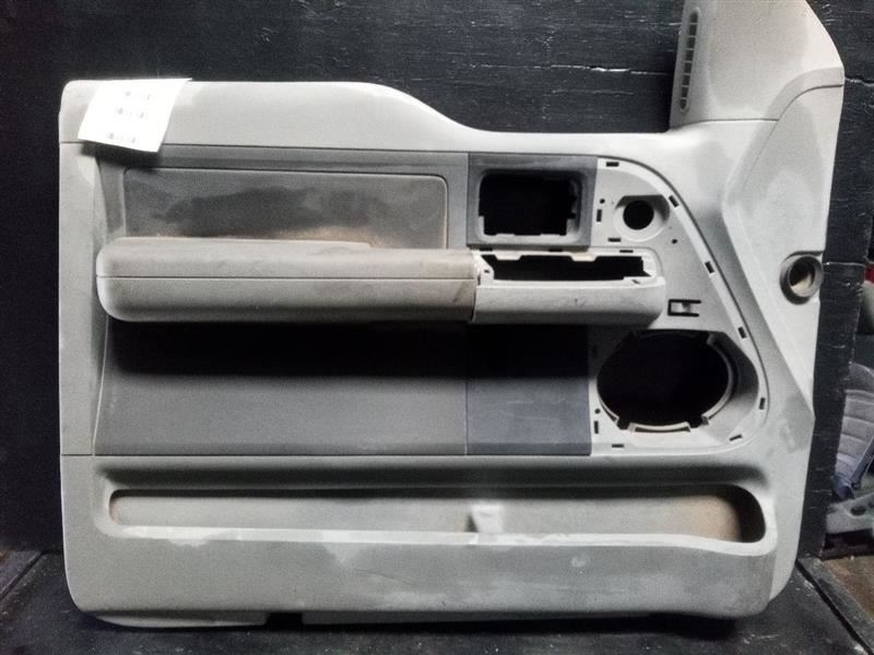 04-06 Ford F150 Super Cab Front Left Door Trim Panel Gray OEM 5L3Z-1823943-EAA