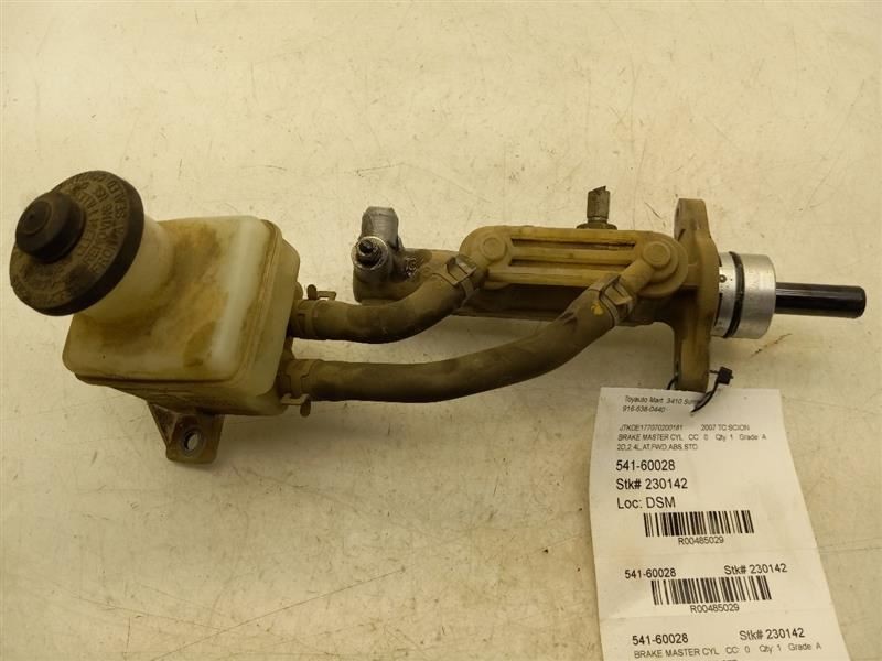 05-10 SCION TC 2.4L AT FWD BRAKE MASTER CYLINDER ASSEMBLY