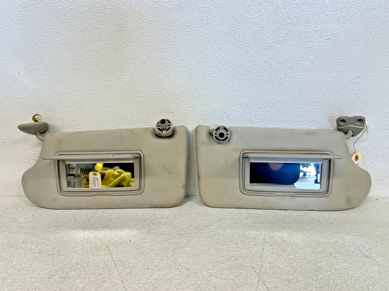 ⭐2011-2019 INFINITI Q70L Q70 FRONT LEFT RIGHT SUN VISOR SET W/MIRROR OEM LOT2673