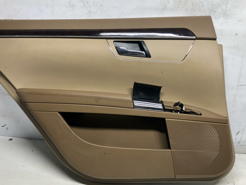 07-13 Mercedes Benz S550 W221 Rear Driver Left Door Panel Assembly Oem Beige