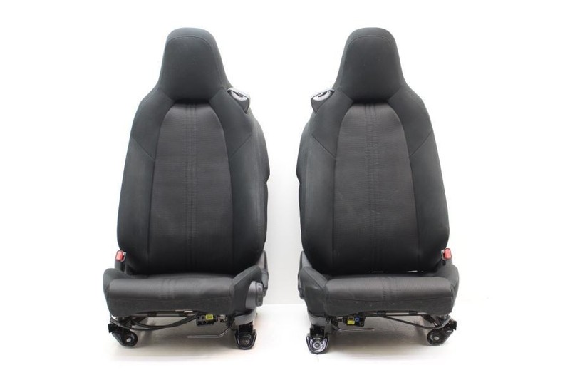 2018-2023 Mazda Mx-5 Miata ND Pair of Front Black Non Heated Cloth Seats