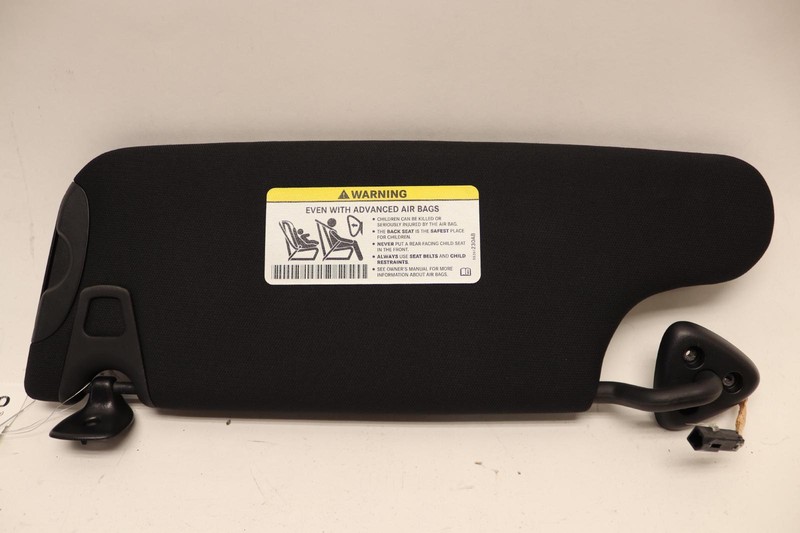 2018-2022 DODGE CHALLENGER FRONT RIGHT PASSENGER SIDE SUN VISOR SHADE BLACK OEM