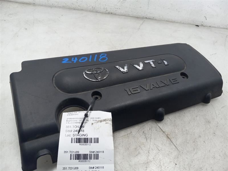 2009 TOYOTA CAMRY LE 2.4L 4CYL ENGINE COVER