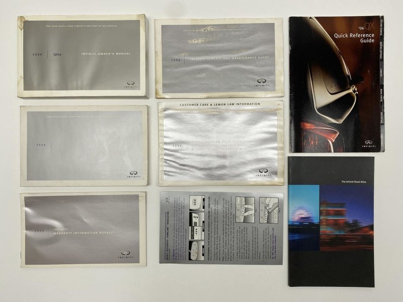 Owners Manual 2006 Infiniti QX56 86747