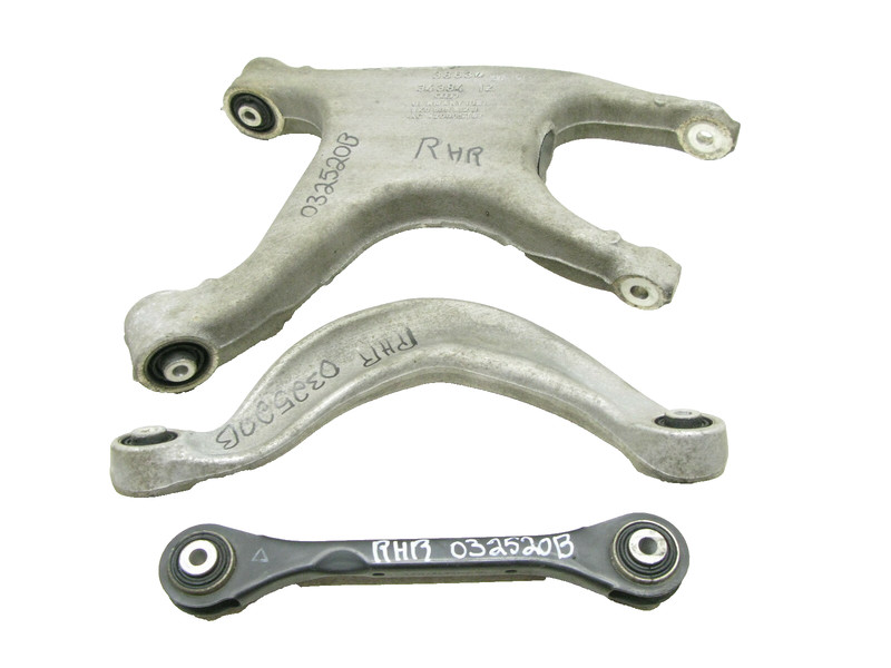08-16 AUDI B8 A4 S4 SEDAN REAR RIGHT PASSENGER SUSPENSION CONTROL ARM OEM SET 03