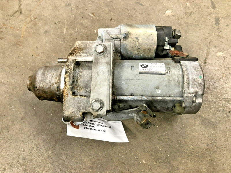 ⭐09-15 BMW 7-SERIES 4.4l ENGINE MOTOR CHARGE STARTER UNIT 755613101 OEM LOT2336
