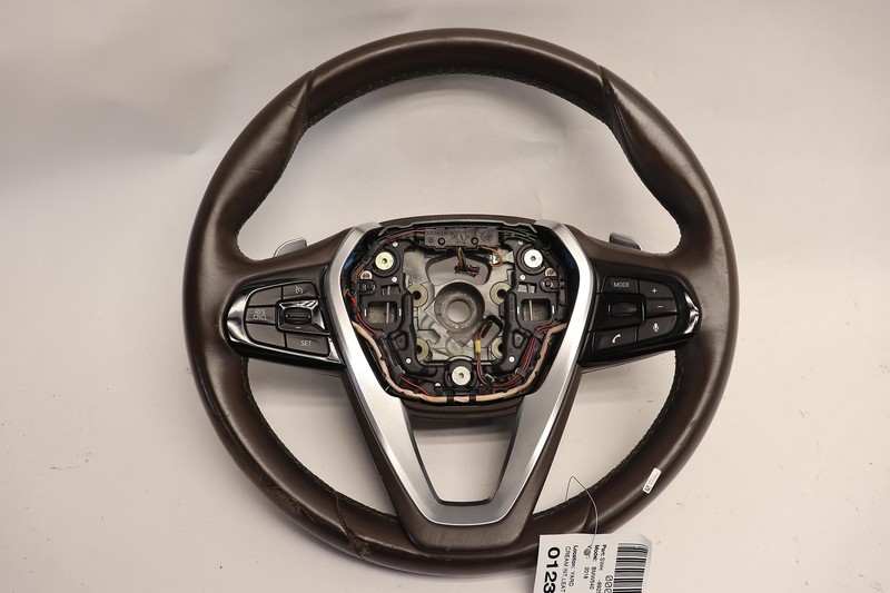 2017-2022 BMW 540I DRIVER STEERING WHEEL LEATHER W/ SWITCH CONTROL OEM