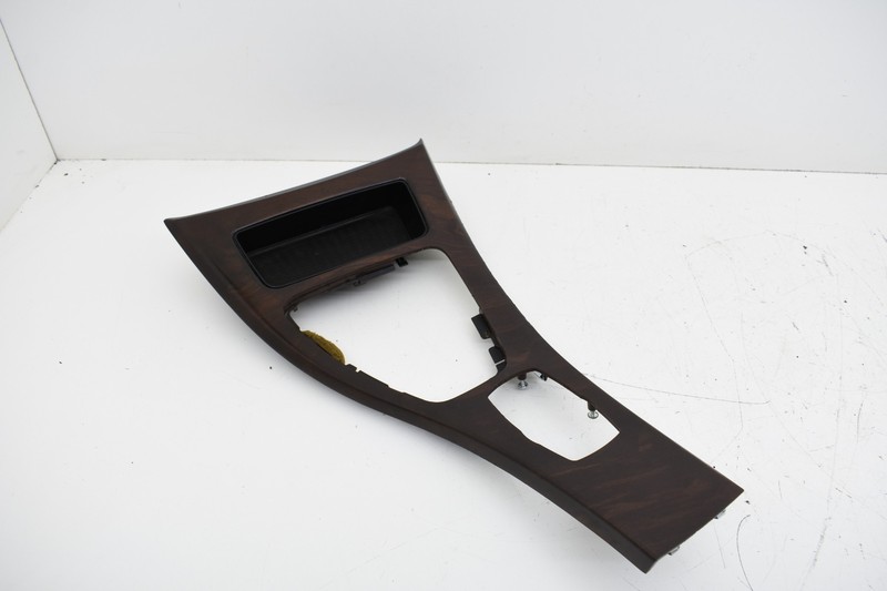 2012 BMW E92 328xi Center Console Shifter Woodgrain Trim CIC OEM DAMAGED KW34