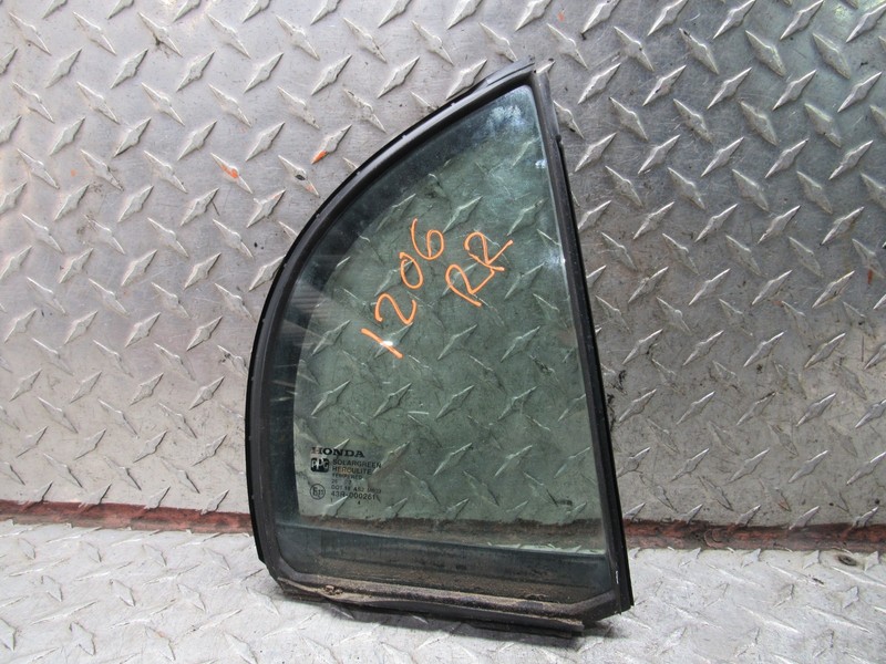 2006-2011 HONDA CIVIC 1.8L 2.0L SDN RIGHT PASSENGER REAR DOOR VENT GLASS