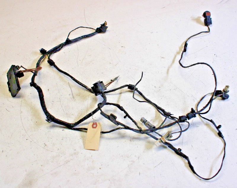 11-13 BMW E92 E93 328 335 Front Left Driver Xenon Headlight Wiring Harness Cut