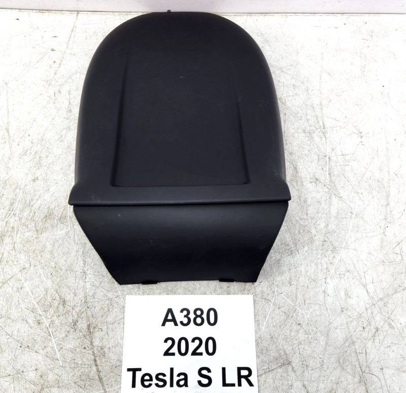 ✅ 16-25 OEM Tesla S Front Right Passenger Seat Upper Back Trim Cover Black *