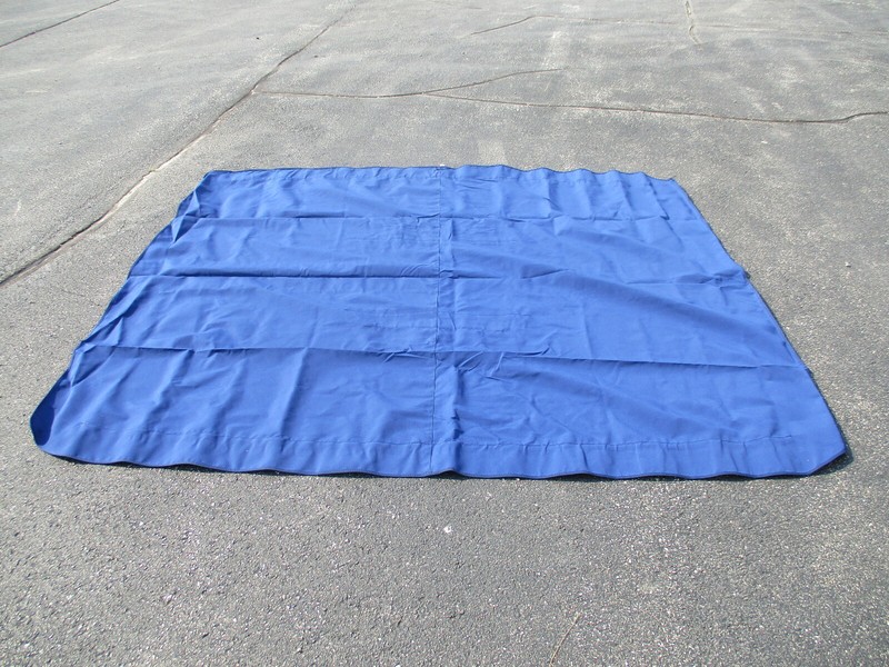 Blue 8' X 8' 4 Bow Bimini Top Fabric For Ponder Pontoon