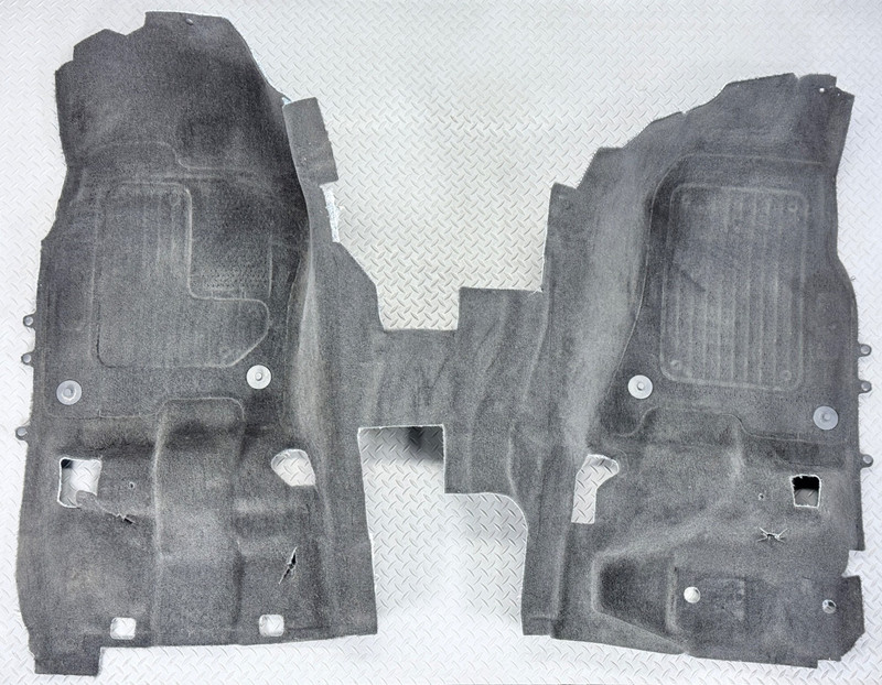 ✅ 2019-26 RAM 1500 5th Gen. CREW CAB OEM INTERIOR FRONT FLOOR CARPET COVER Black