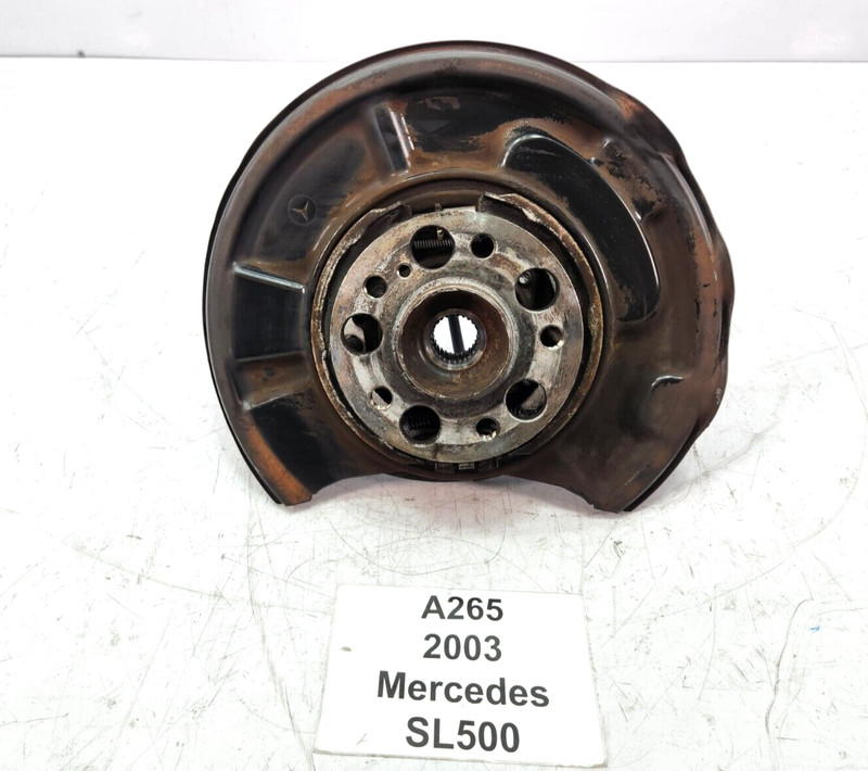 ✅ 03-12 OEM Mercedes R230 SL500 Rear Left Driver Side Spindle Knuckle Wheel Hub