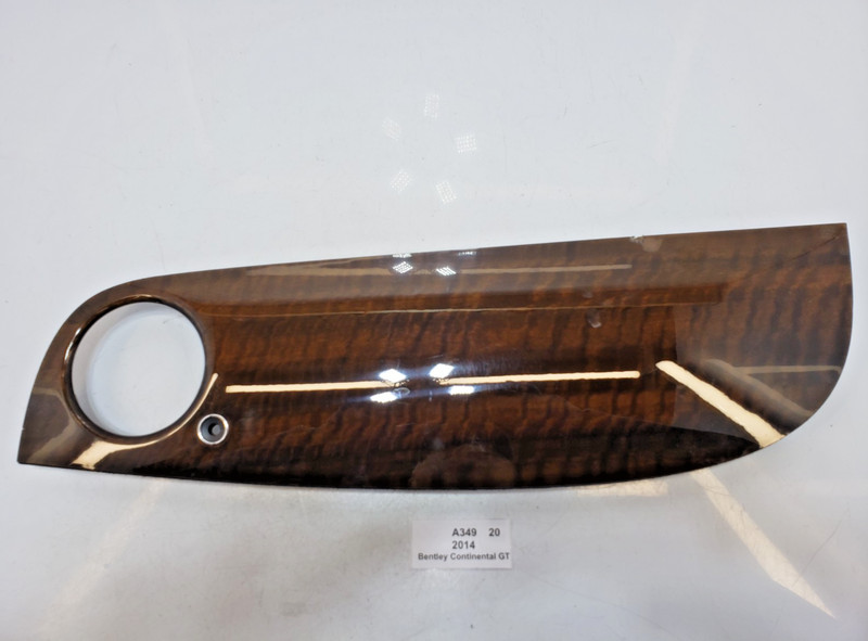 ✅ 12-18 OEM Bentley Continental GT Right Passenger Dashboard Trim Bezel Wood*