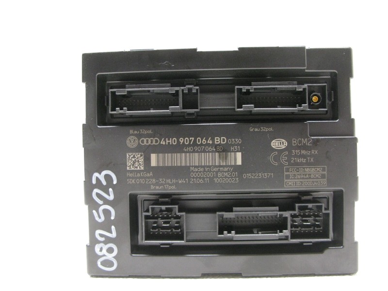 11-14 AUDI D4 A8 A8L S8 QUATTRO ANTI THEFT KEYLESS ENTRY CONTROL MODULE082523