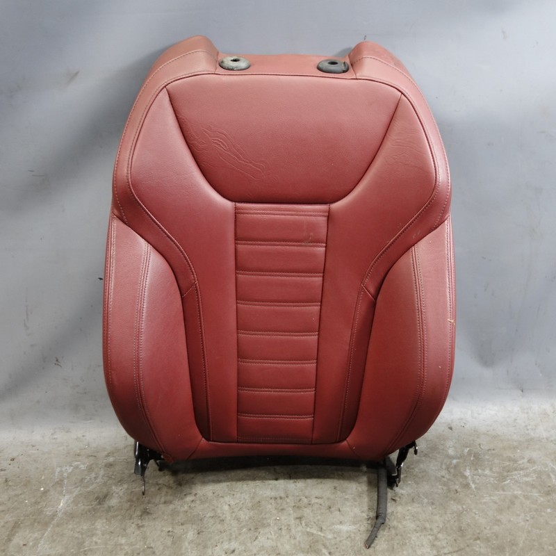 2021-2024 BMW G22 4-Series G42 Coupe Front Right Seat Backrest Assembly Red OEM