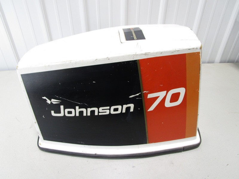0387314 1976 Johnson 70 HP Outboard Top Engine Cover Motor Cowl Hood 387314