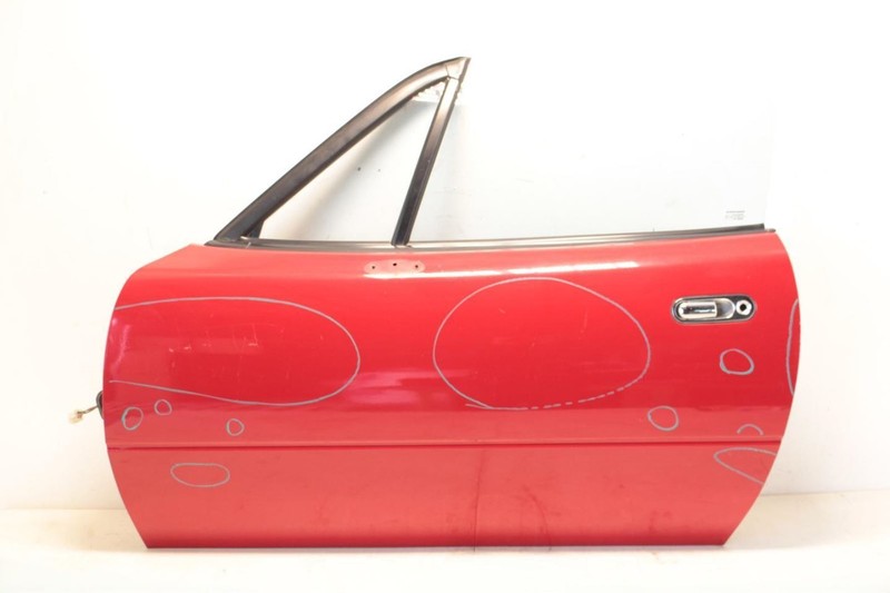 90-97 Mazda Mx-5 Miata 1.6L NA Red Driver Left Front Door Assembly