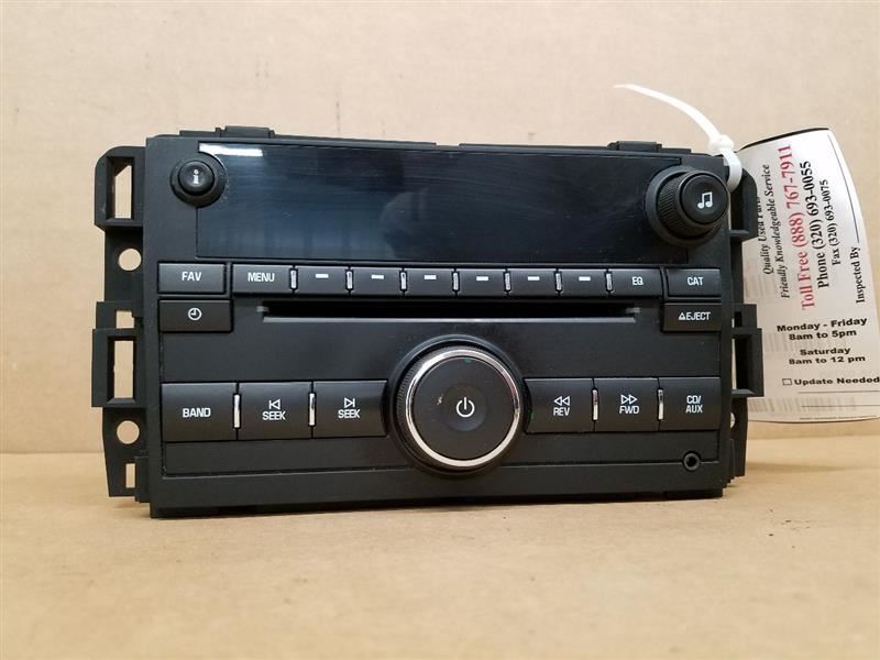 Audio Equipment Radio Opt US8 Fits 09-12 ENCLAVE 257659