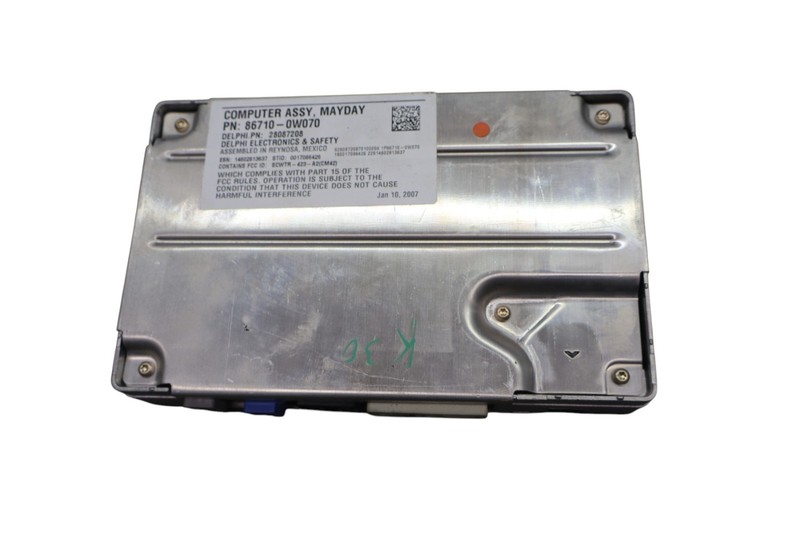 07-09 Lexus XF40 LS460 Mayday Communication Control Module Switch 867100W070 OEM