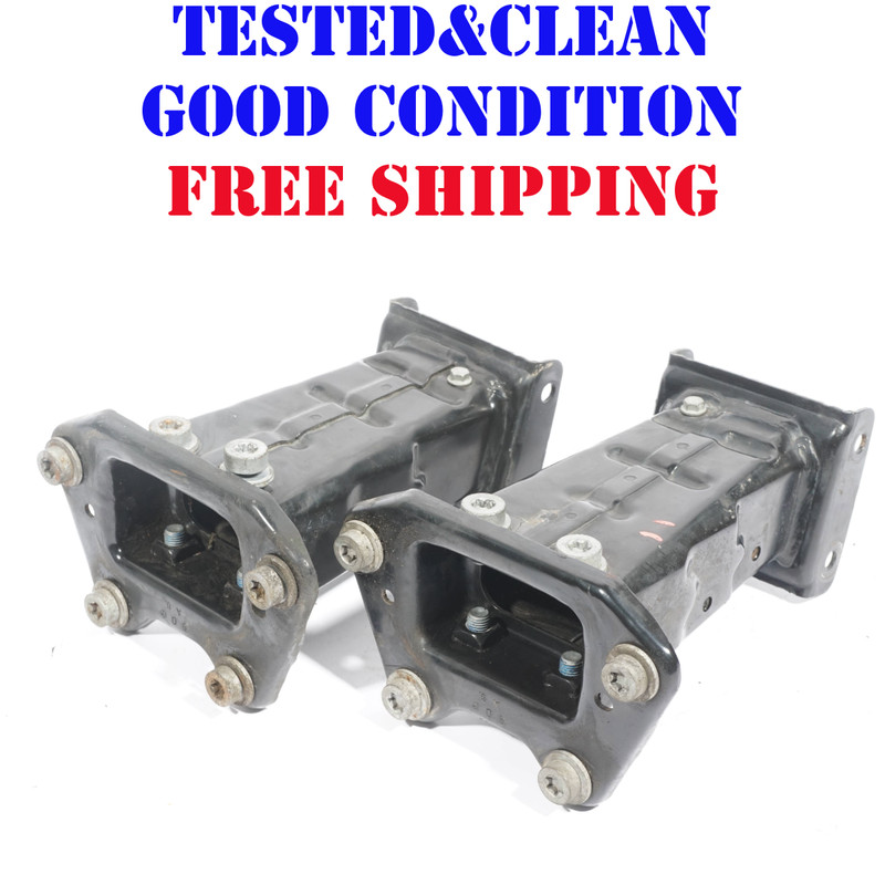 07 - 09 MERCEDES S550 FRONT BUMPER LEFT & RIGHT CRASH BAR SUPPORT BRACKET OEM