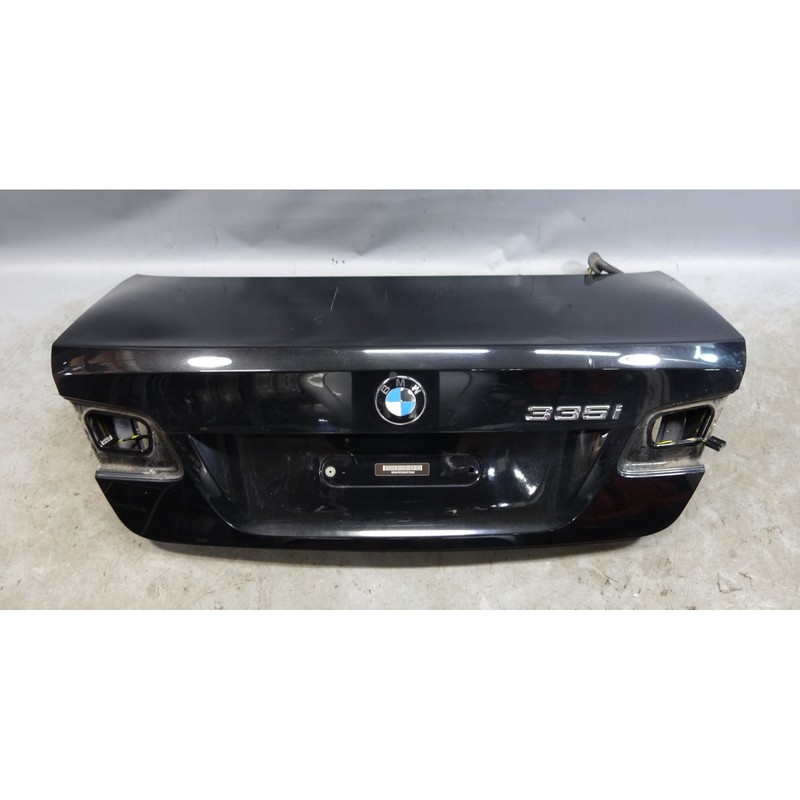 2009-2013 BMW E92 3-Series Coupe Rear Trunk Boot Deck Lid Jet Black Sapphire OEM