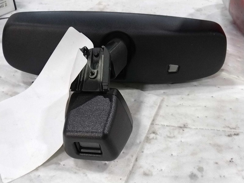 2017 INFINITI QX80 Black Used OEM Interior Rear View Mirror - 169K Miles