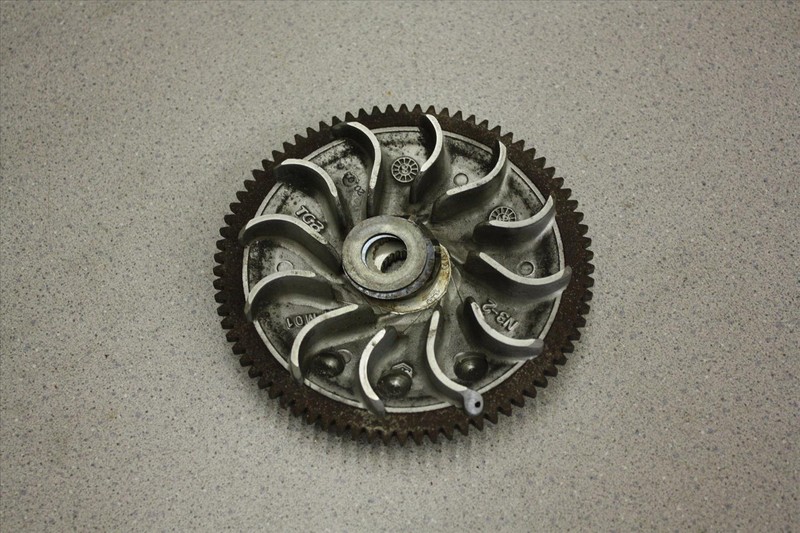 2001 VESPA PIAGGIO M198F FRONT DRIVE PULLEY VARIATOR TRANSMISSION FAN #2 01