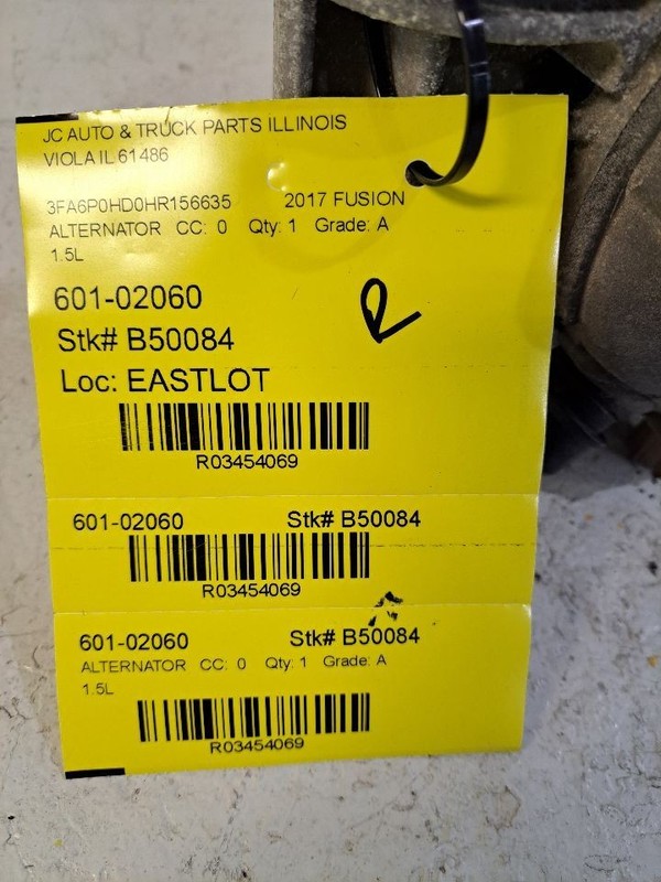 Alternator With Heated Seats Fits 13-20 FUSION 3454069