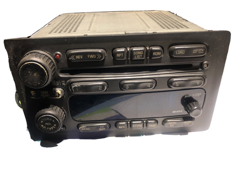 CHEVY TAHOE SUBURBAN SILVERADO H2 6 DISC CHANGER CD RADIO Stereo